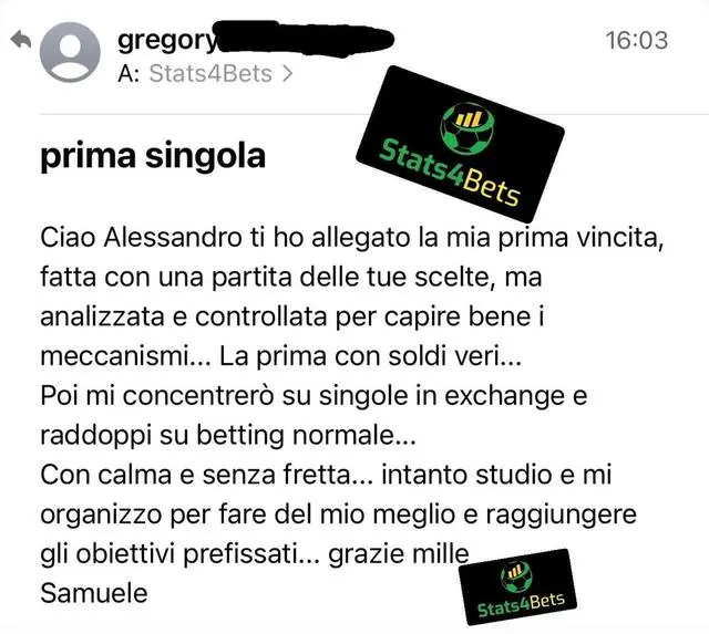 Canali Telegram pronostici da cui imparare come Stats4Bets