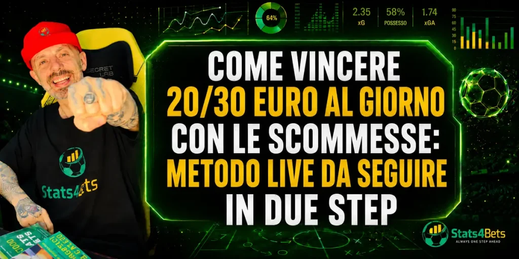 Come vincere 30 euro al giorno con le scommesse sportive