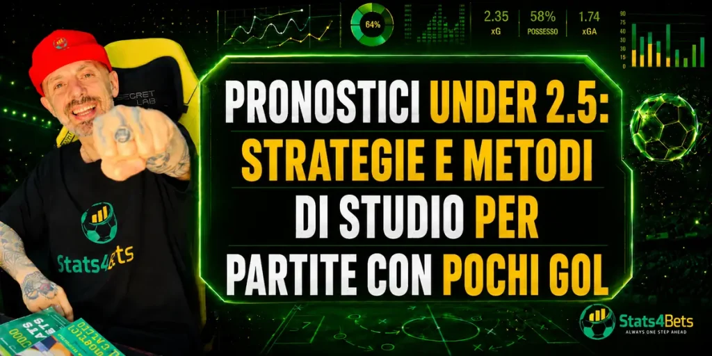 Under 2.5 significato e pronostici con il SuperFoglio