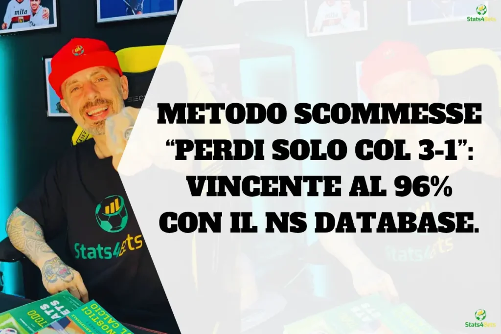 Metodo Scommesse Perdi Solo con 3-1