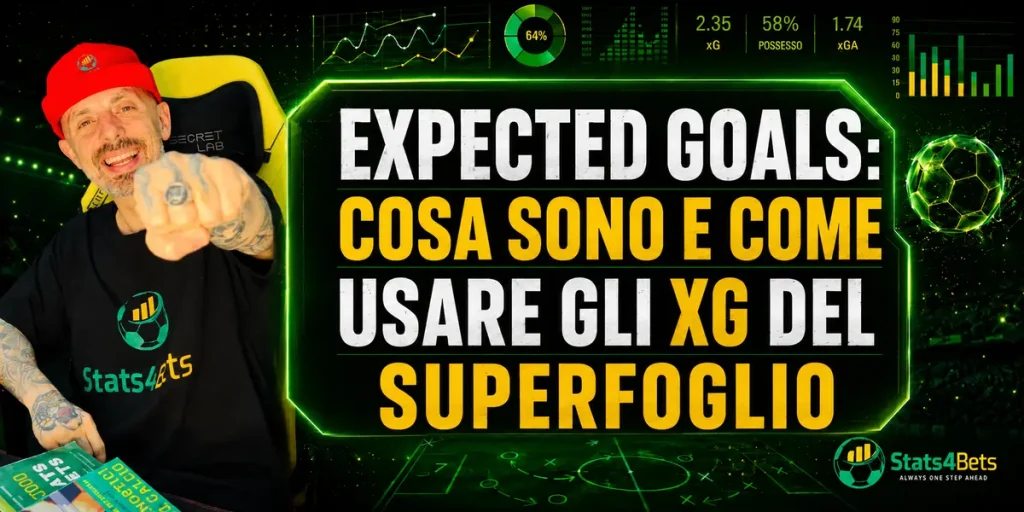 xG Calcio: cosa sono e come usarli nelle scommesse