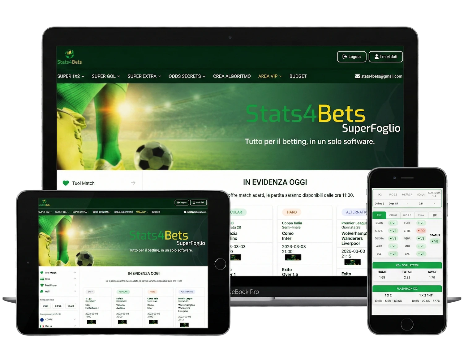 Software Scommesse Calcio SuperFoglio