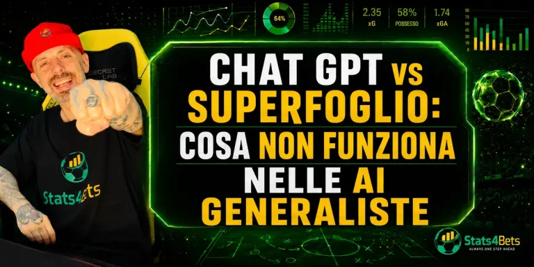 Chat Gpt per i pronostici sul calcio: cosa funziona e cosa no