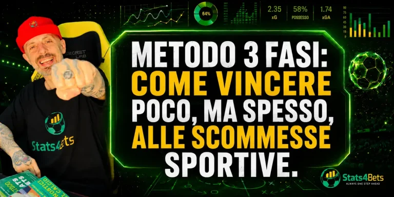 Scommesse per vincere poco ma in modo sicuro con Stats4Bets