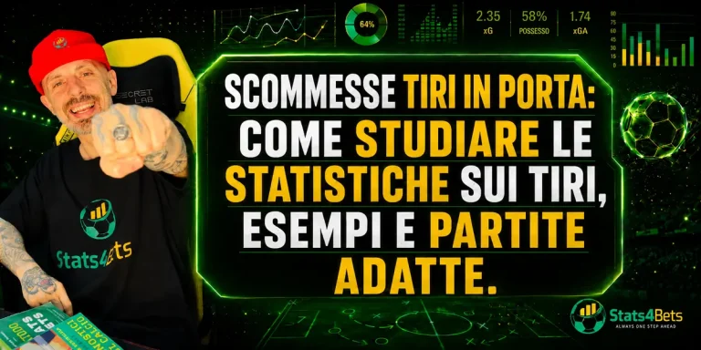Scommesse Tiri in Porta Live: studiare le statistiche Tiri In Porta
