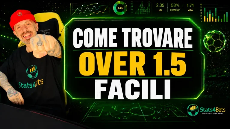 Come trovare gli Over 1.5 in modo facile